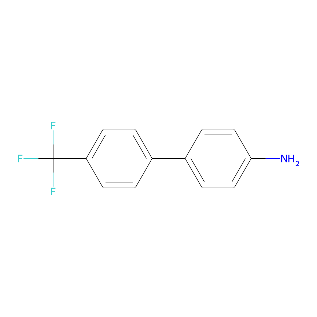 4'-Trifluoromethyl-biphenyl-4-ylamine molecular structure, CAS 57688-34-3