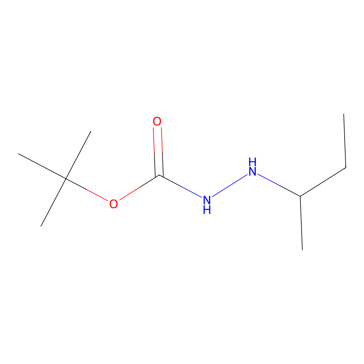 N'-(Butan-2-YL)(tert-butoxy)carbohydrazide molecular structure, CAS 57699-54-4