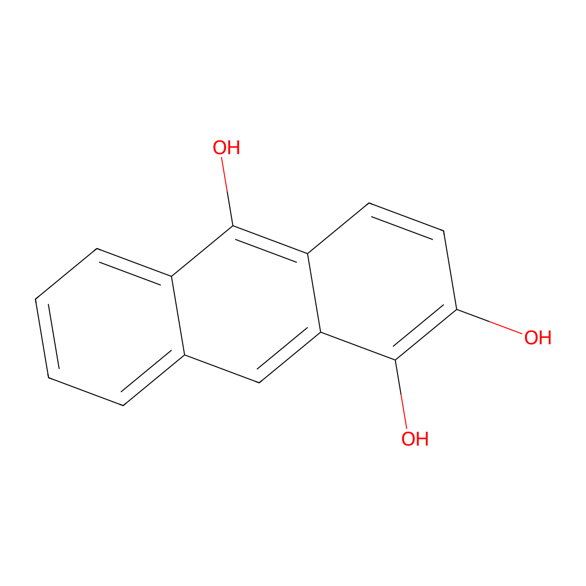 Anthrarobin molecular structure, CAS 577-33-3