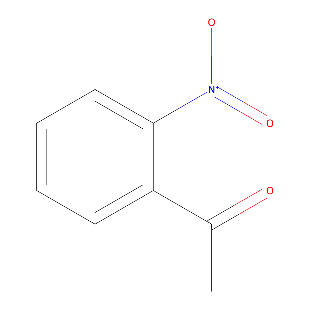 2'-Nitroacetophenone molecular structure, CAS 577-59-3