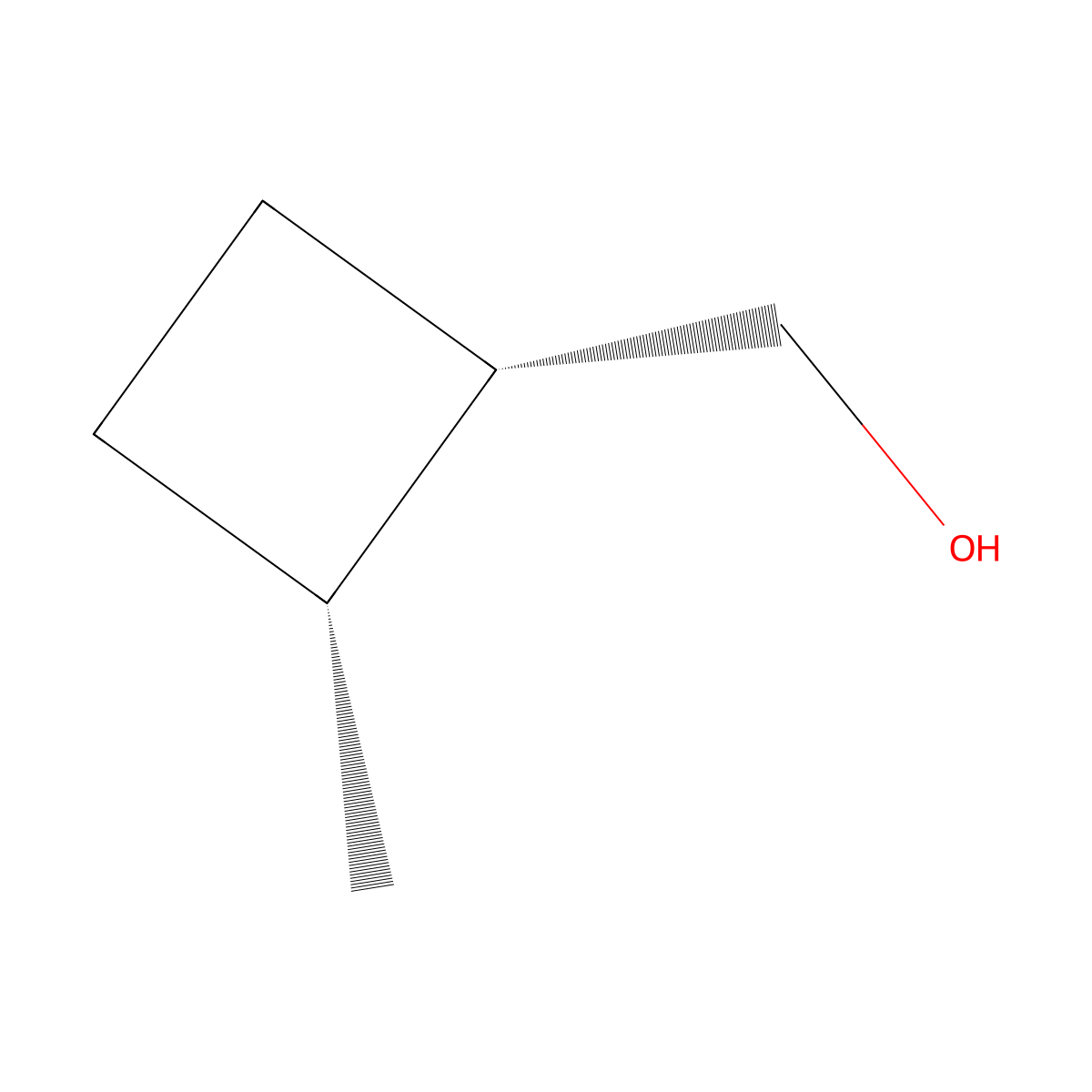 rac-[(1R,2S)-2-methylcyclobutyl]methanol molecular structure, CAS 57705-64-3