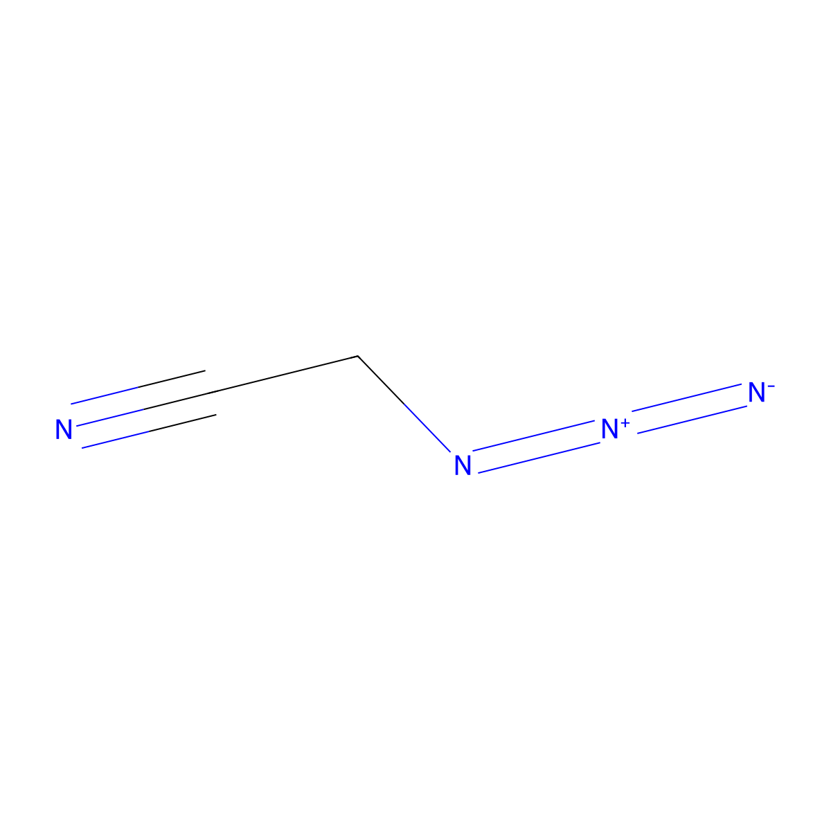 2-Azidoacetonitrile molecular structure, CAS 57707-64-9