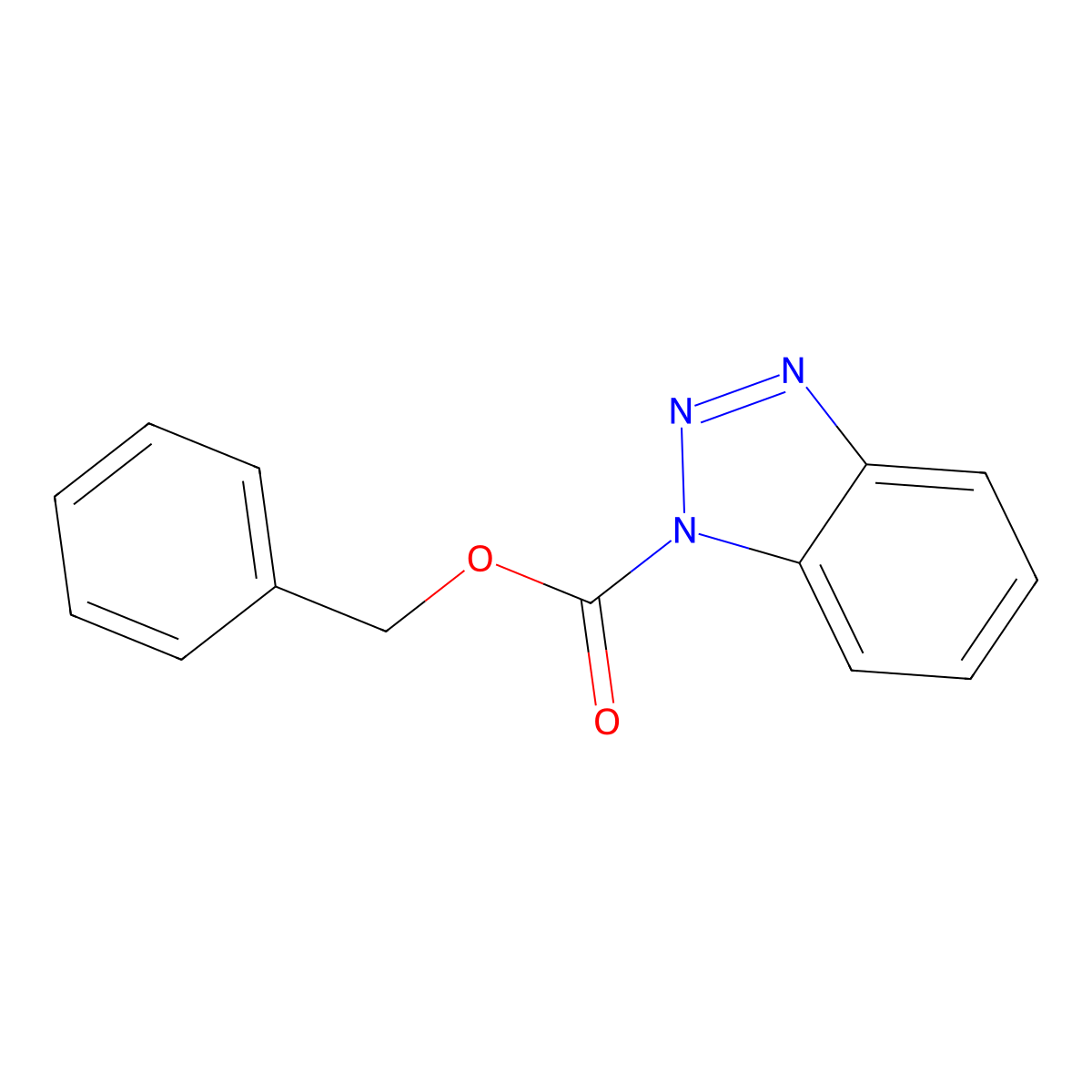 1-(Benzyloxycarbonyl)benzotriazole molecular structure, CAS 57710-80-2