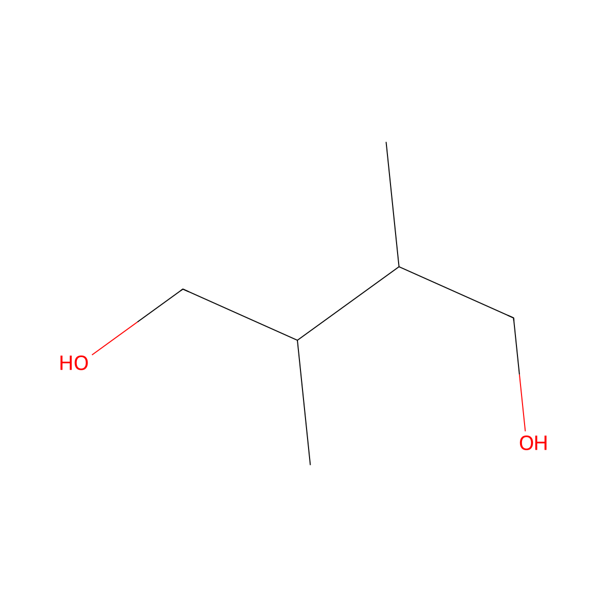 2,3-Dimethylbutane-1,4-diol molecular structure, CAS 57716-80-0