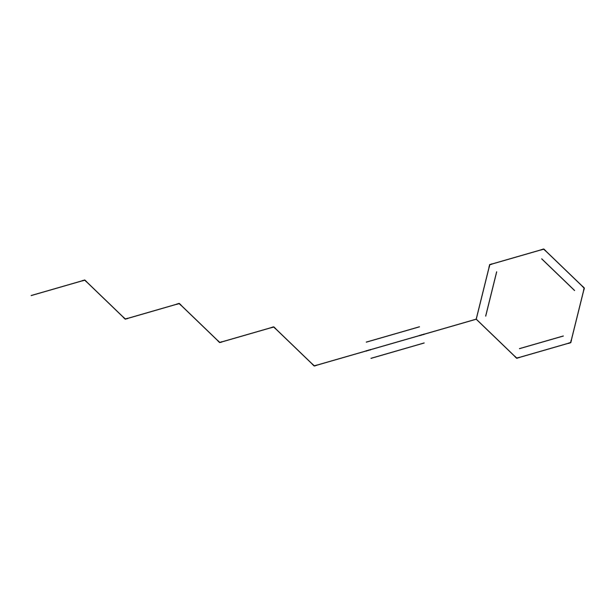 1-Phenyl-1-nonyne molecular structure, CAS 57718-18-0