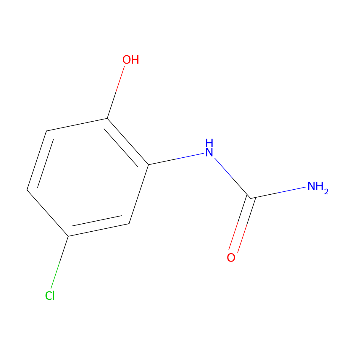 (5-Chloro-2-hydroxy-phenyl)-urea molecular structure, CAS 57718-28-2