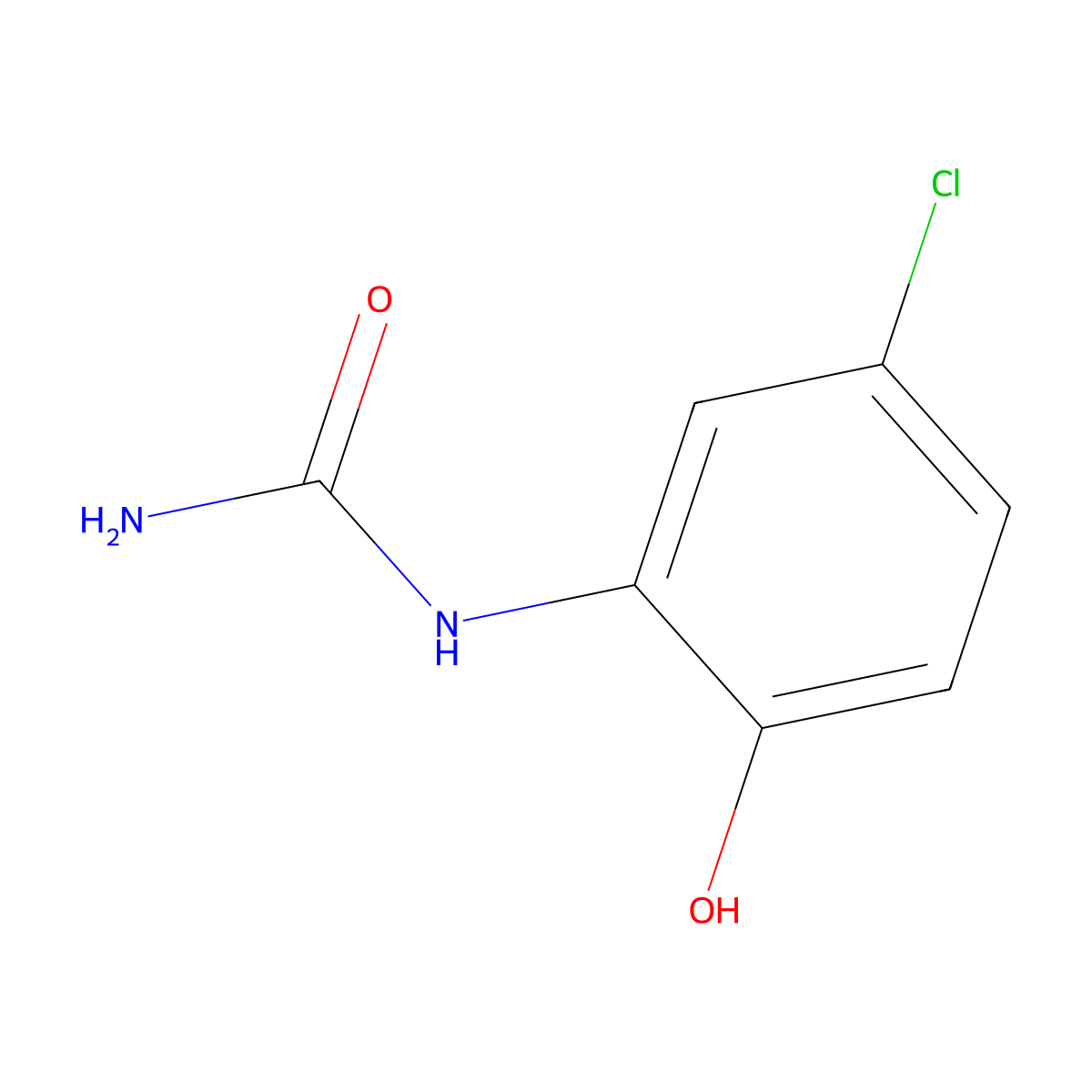 (5-Chloro-2-hydroxy-phenyl)-urea molecular structure, CAS 57718-28-2