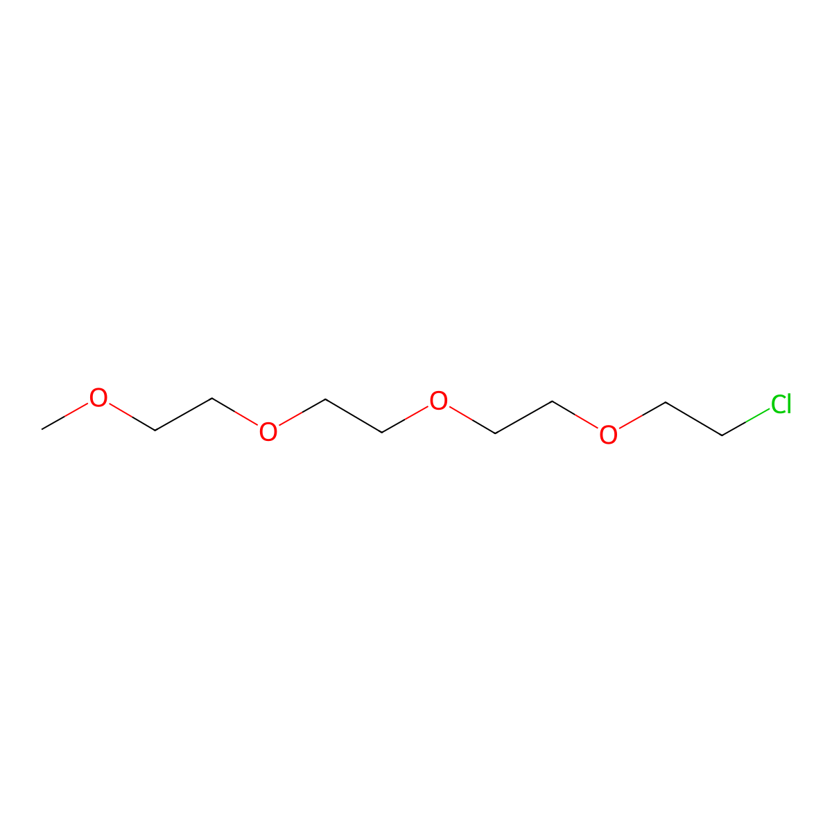 13-Chloro-2,5,8,11-tetraoxatridecane molecular structure, CAS 57722-04-0