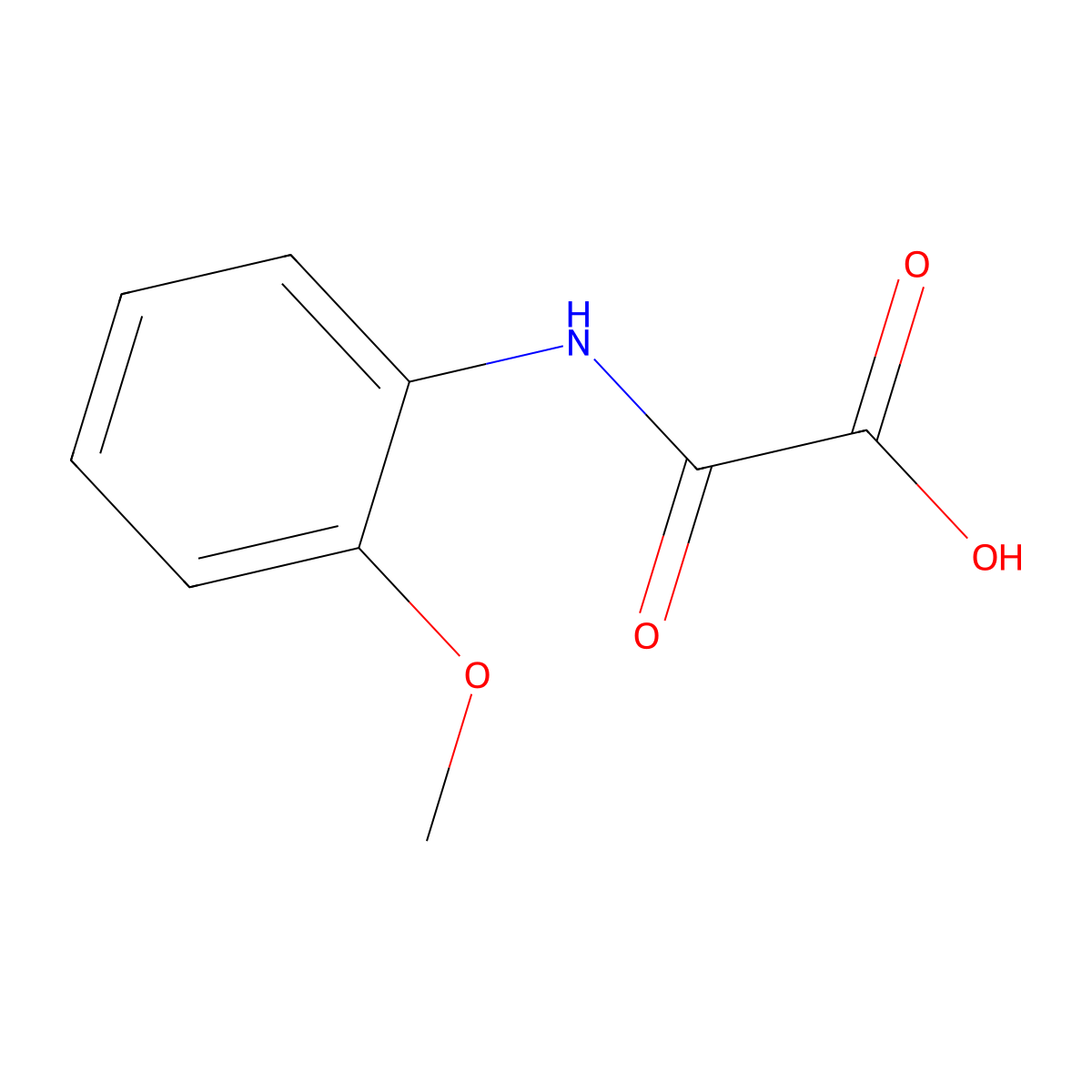[(2-Methoxyphenyl)carbamoyl]formic acid molecular structure, CAS 57727-23-8