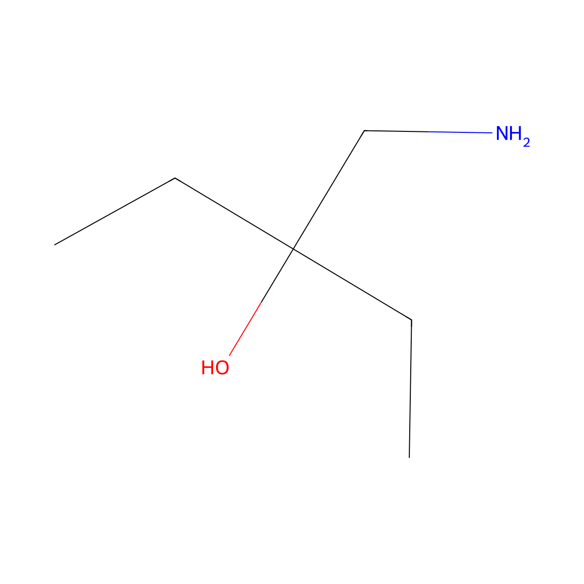 3-(Aminomethyl)pentan-3-ol molecular structure, CAS 57728-32-2
