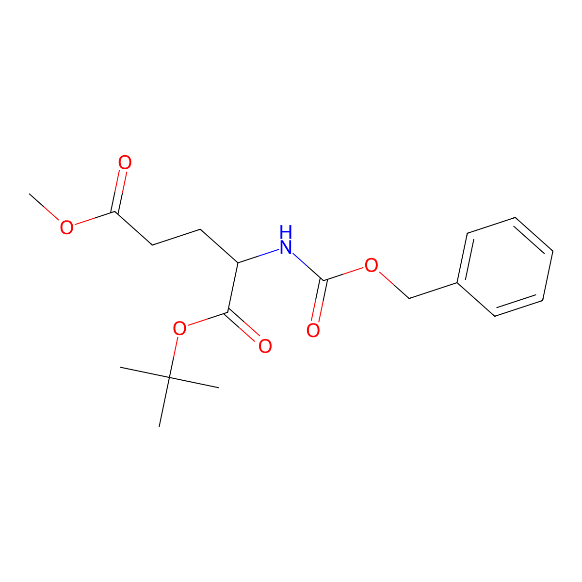 Z-Glu(OMe)-OtBu molecular structure, CAS 57732-63-5