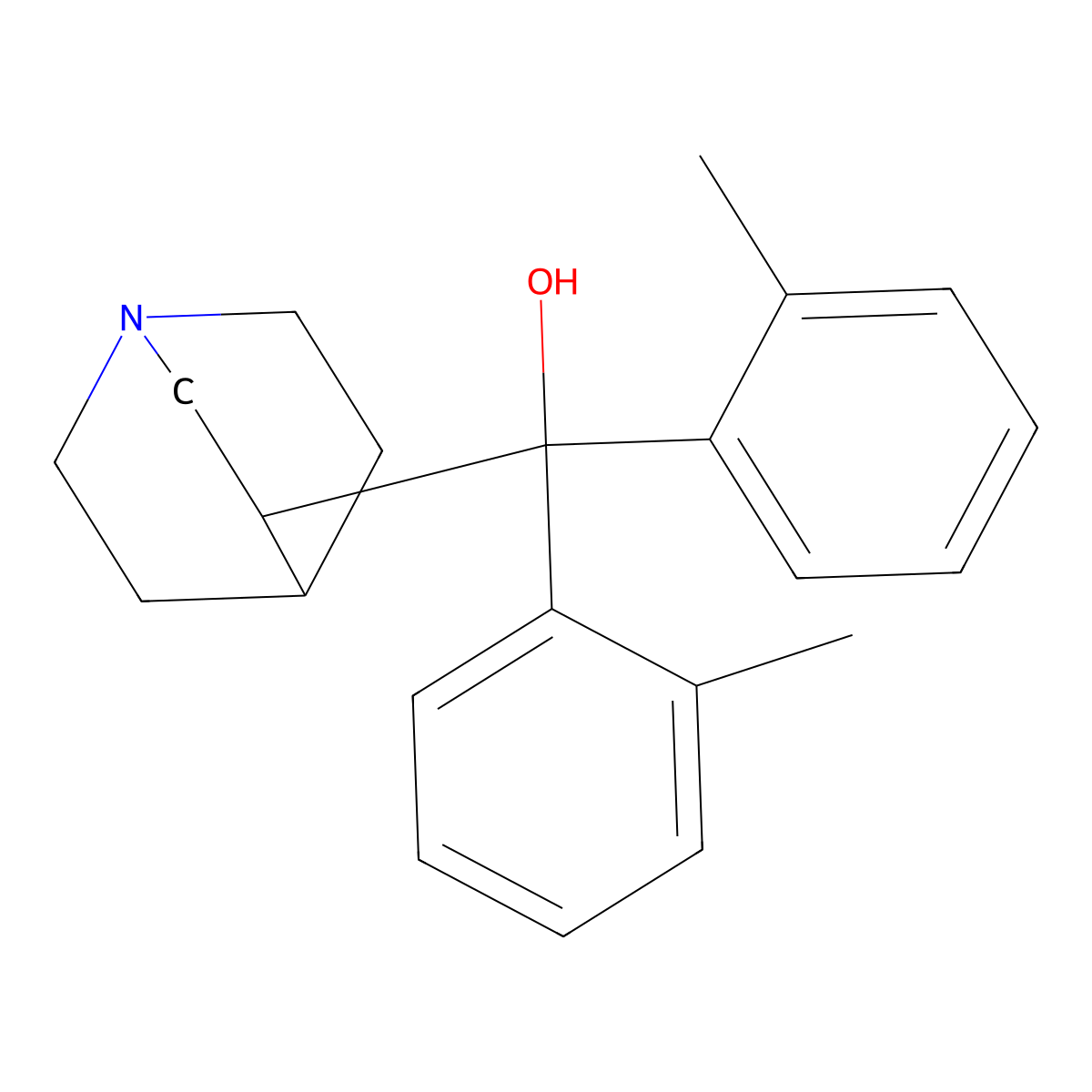 Sequifenadine molecular structure, CAS 57734-69-7