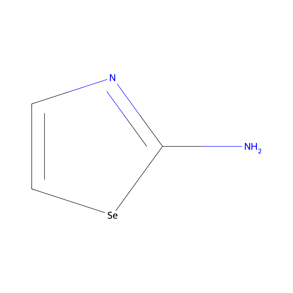1,3-Selenazol-2-amine molecular structure, CAS 57739-57-8