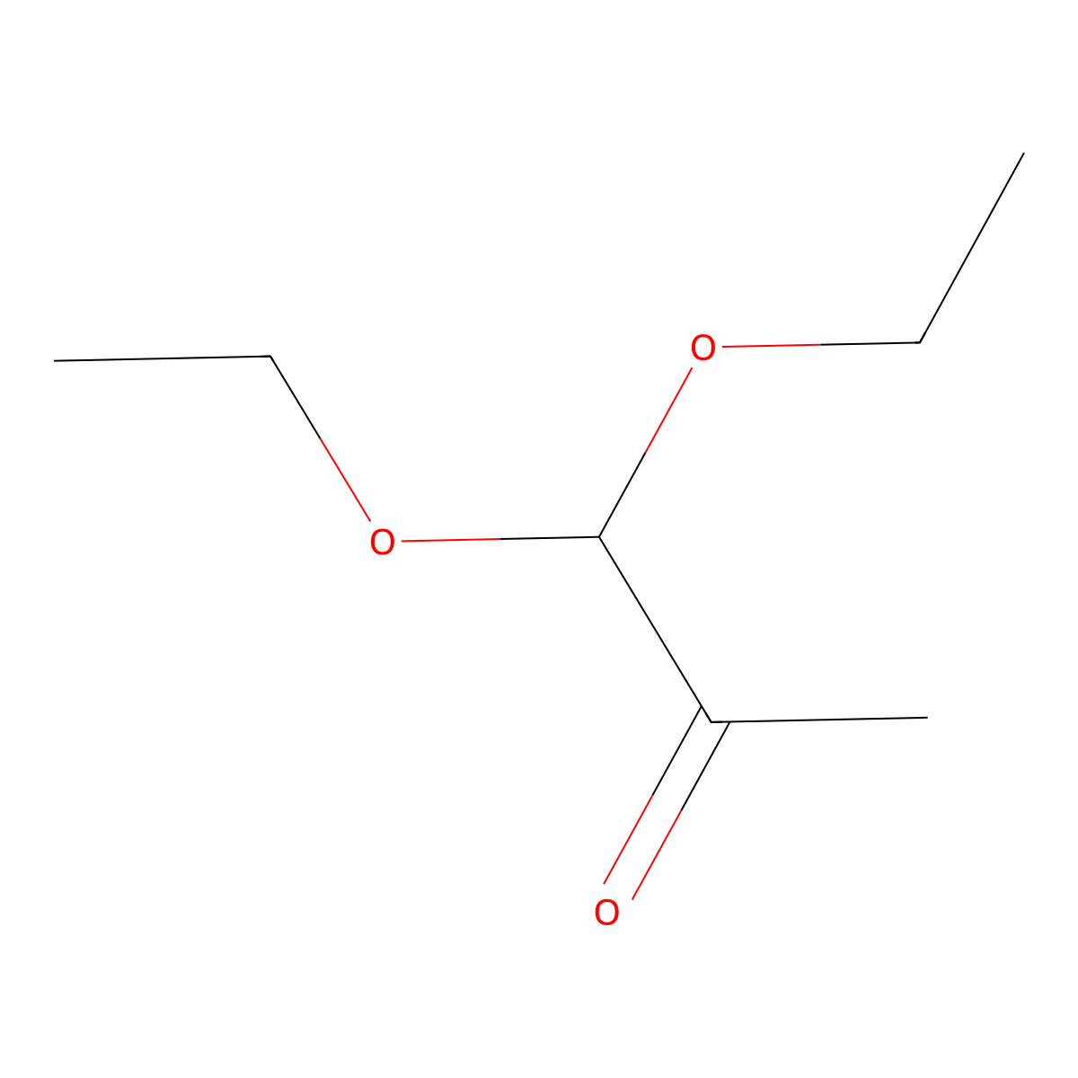 1,1-Diethoxypropan-2-one molecular structure, CAS 5774-26-5
