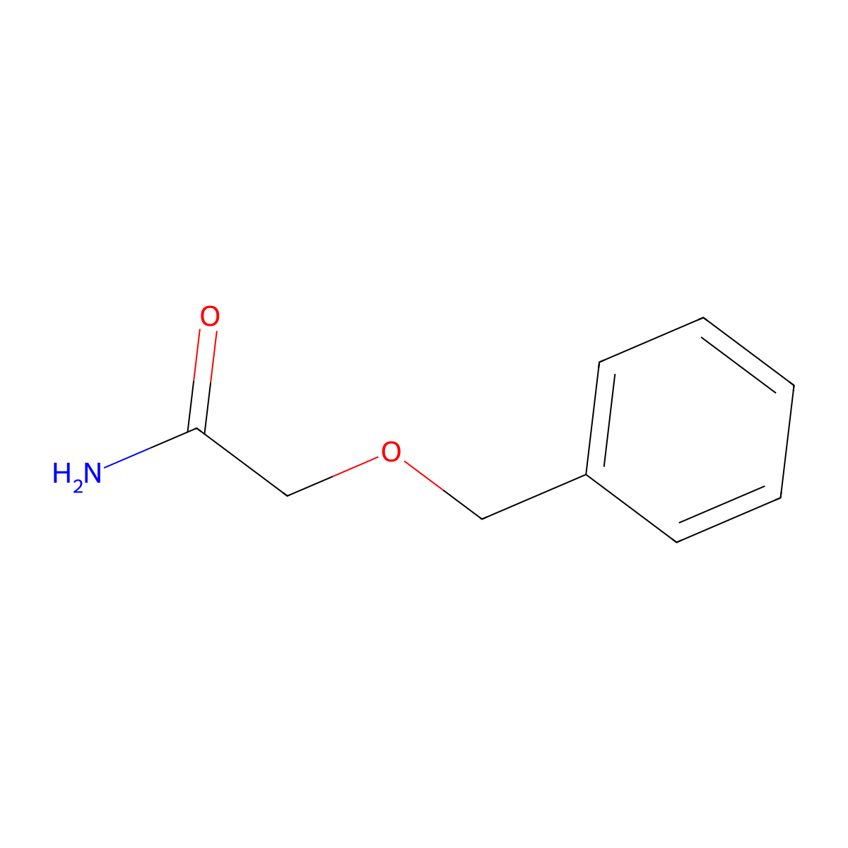 2-(Benzyloxy)acetamide molecular structure, CAS 5774-77-6