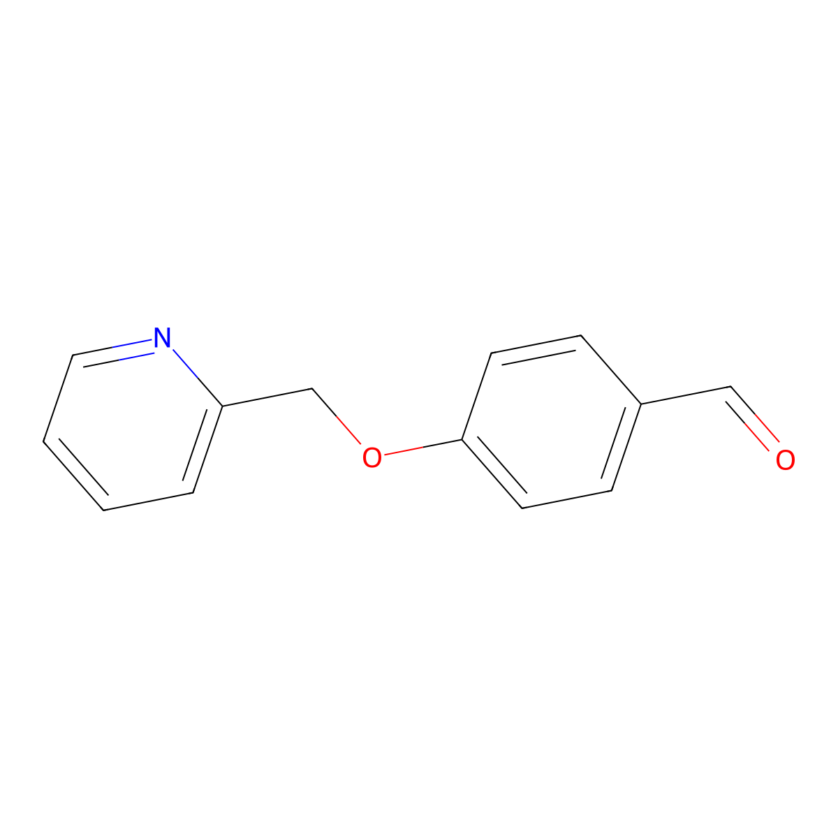 4-(Pyridin-2-ylmethoxy)benzaldehyde molecular structure, CAS 57748-41-1