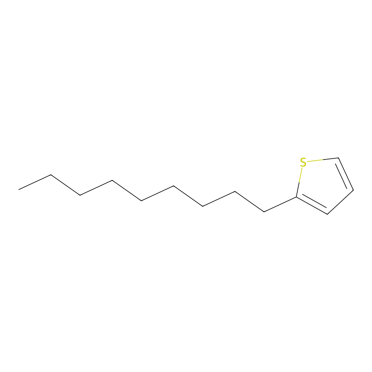 2-Nonylthiophene molecular structure, CAS 57754-07-1