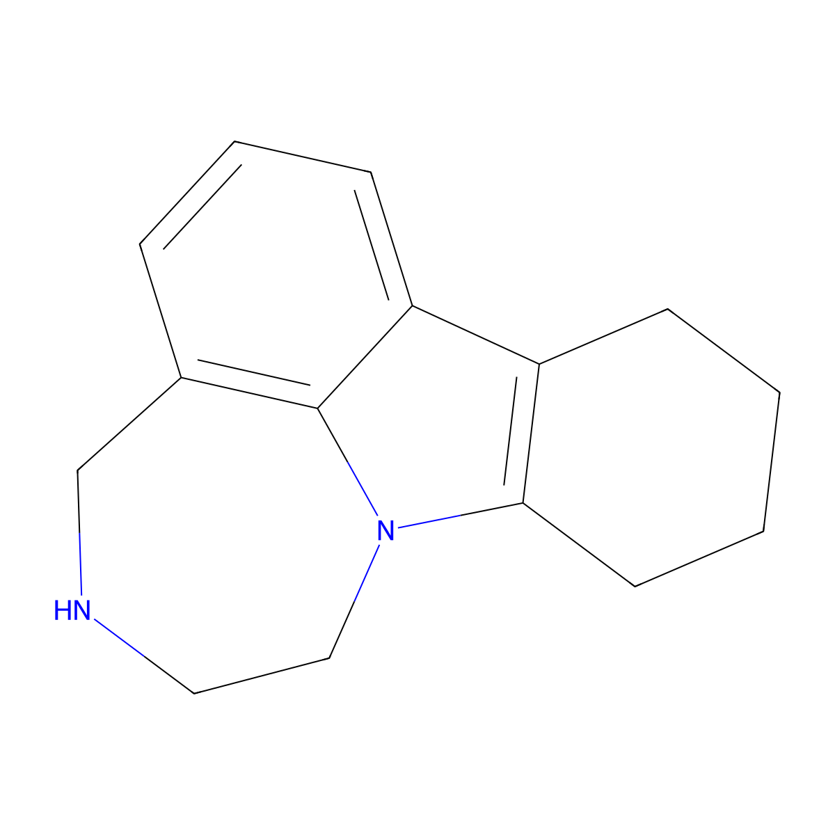 1,2,3,4,8,9,10,11-Octahydro-[1,4]diazepino[6,7,1-jk]carbazole molecular structure, CAS 57756-45-3