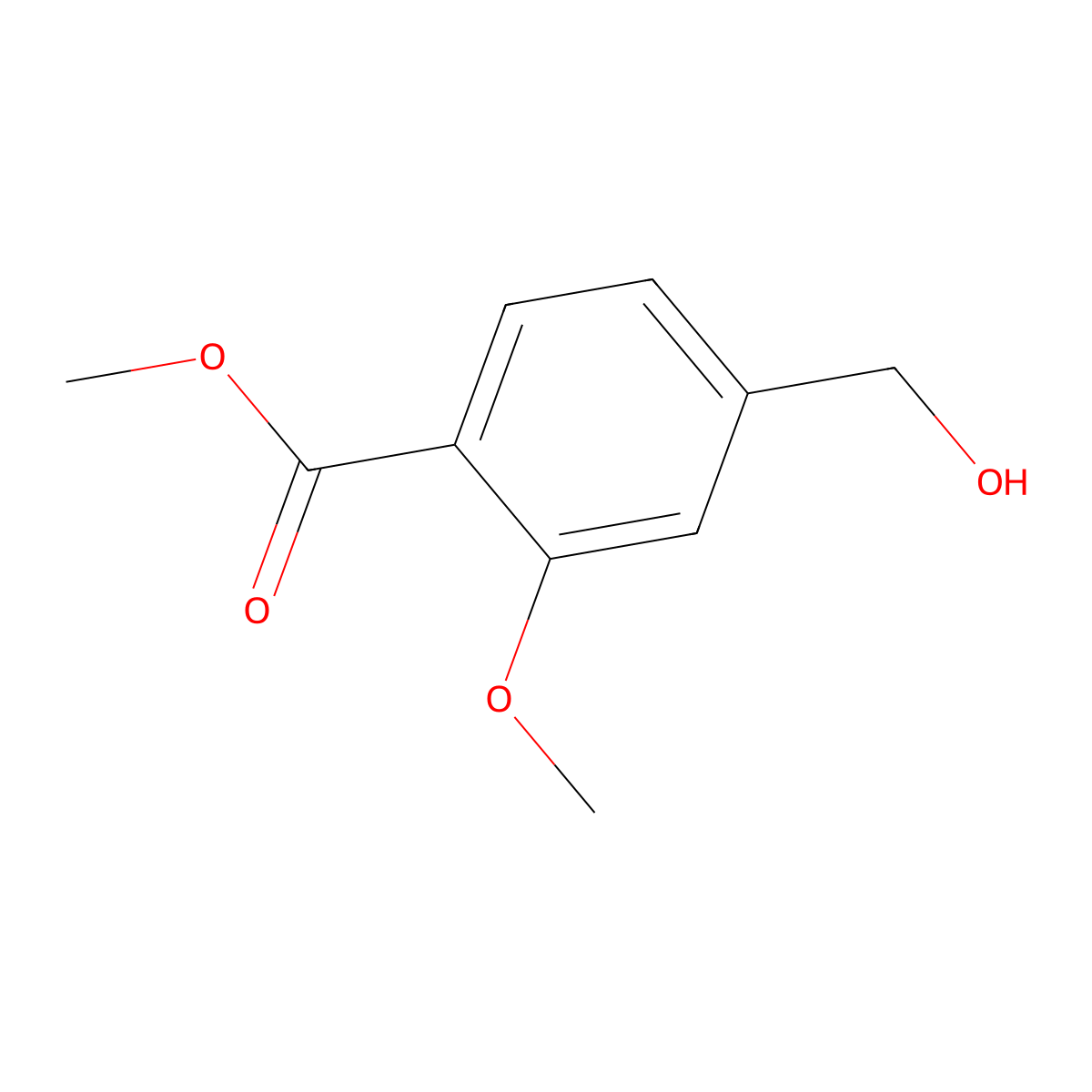 Methyl 4-(hydroxymethyl)-2-methoxybenzoate molecular structure, CAS 57757-74-1