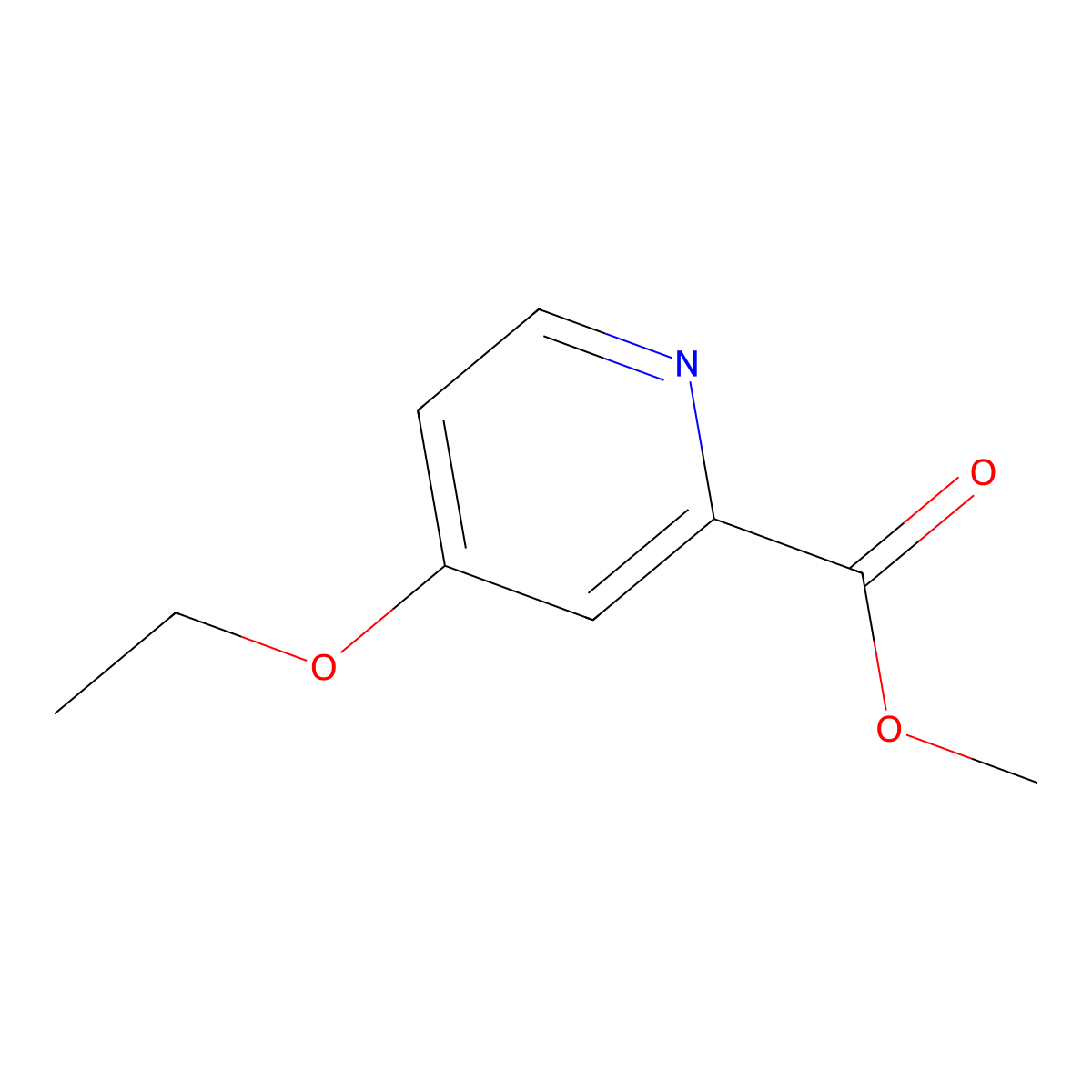 Methyl 4-ethoxypicolinate molecular structure, CAS 57767-52-9