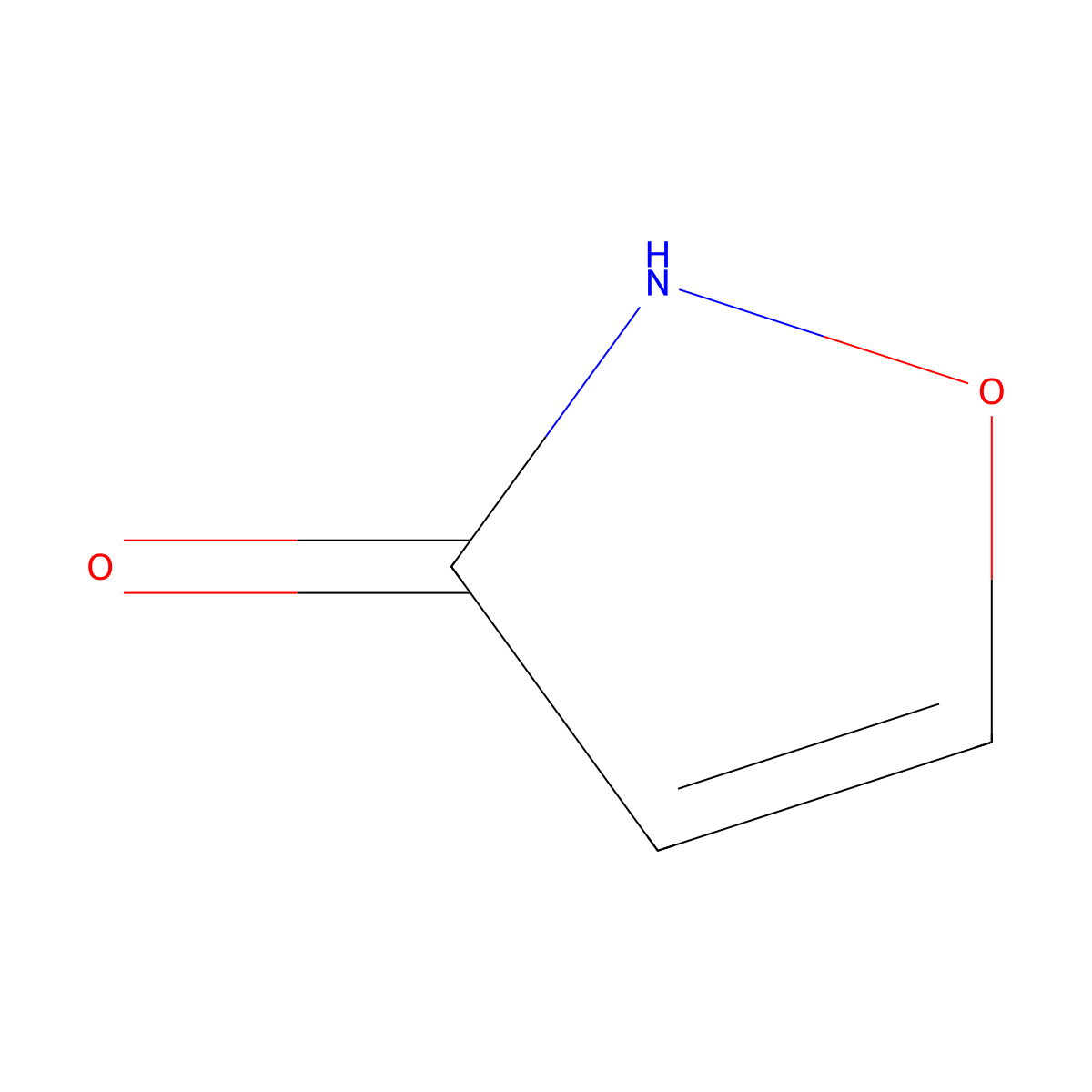 1,2-Oxazol-3-ol molecular structure, CAS 5777-20-8