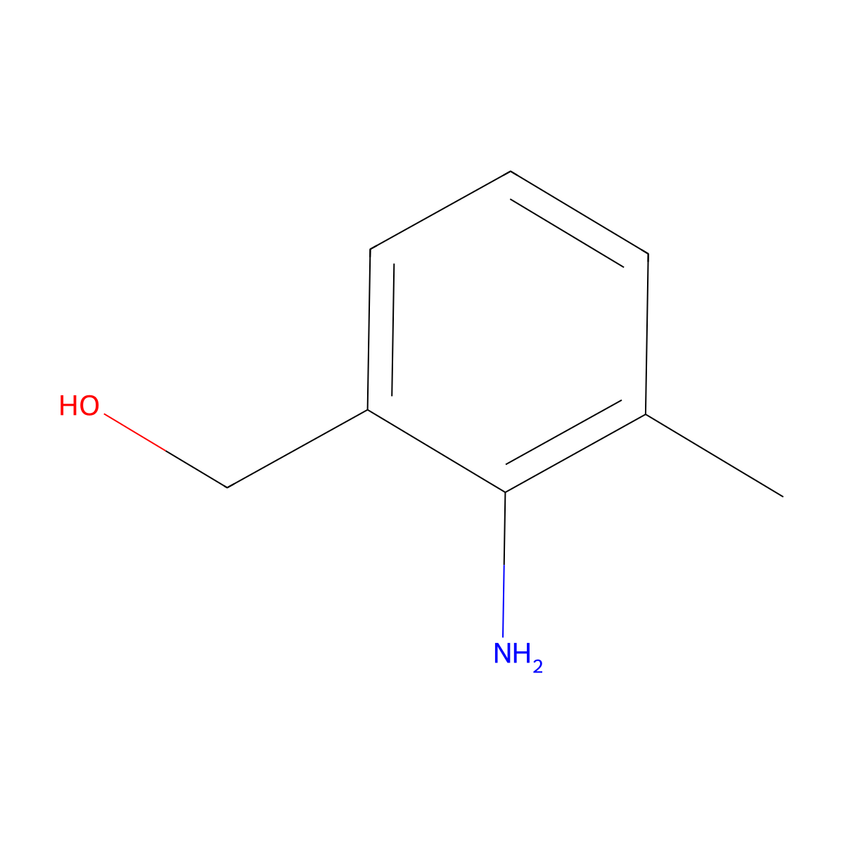 2-Amino-3-methylbenzyl alcohol molecular structure, CAS 57772-50-6