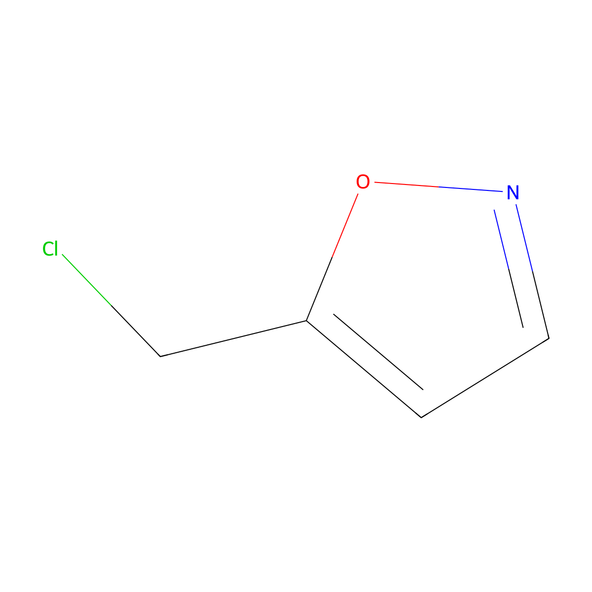 5-(Chloromethyl)isoxazole molecular structure, CAS 57777-33-0