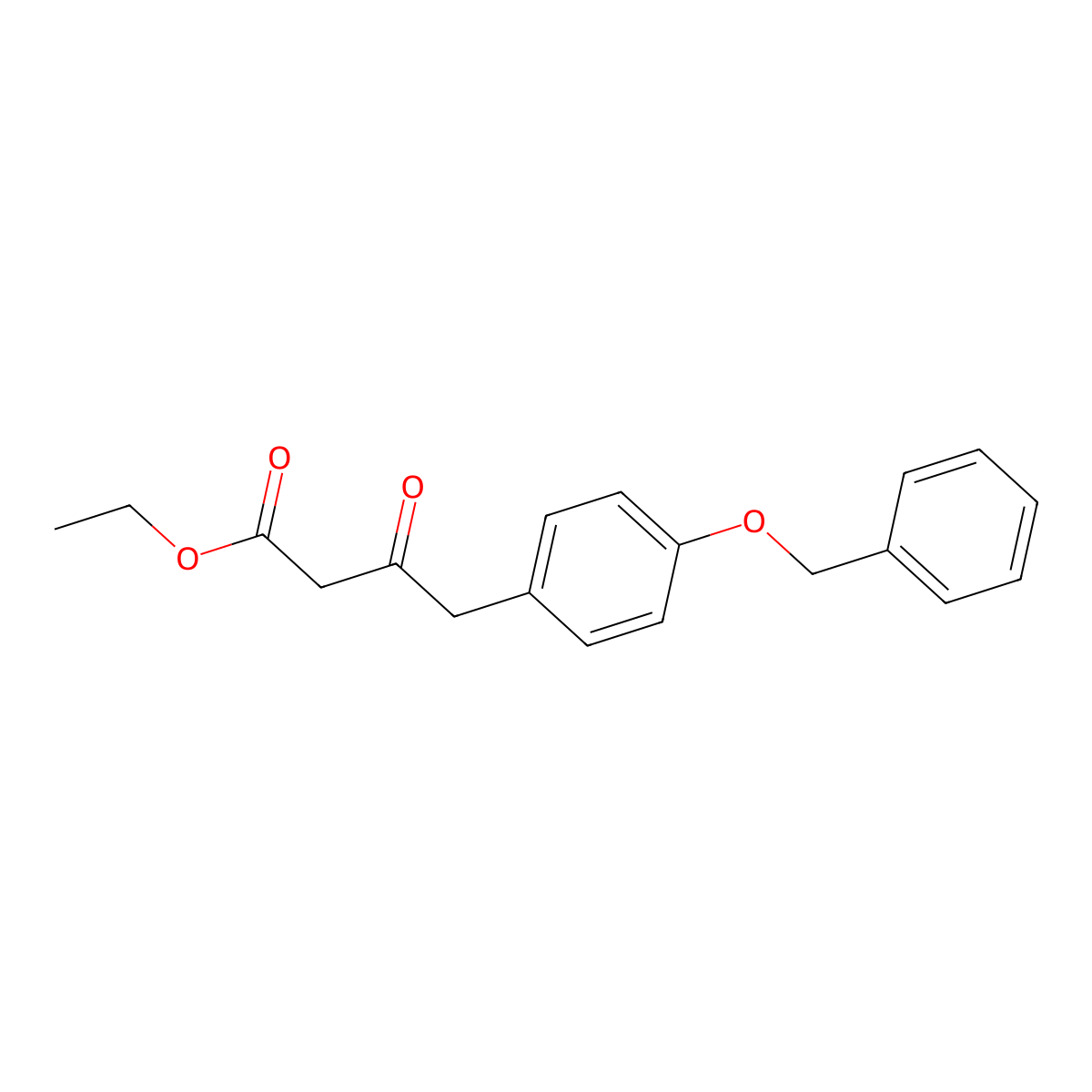 Ethyl 4-[4-(Benzyloxy)phenyl]-3-oxobutyrate molecular structure, CAS 577776-39-7