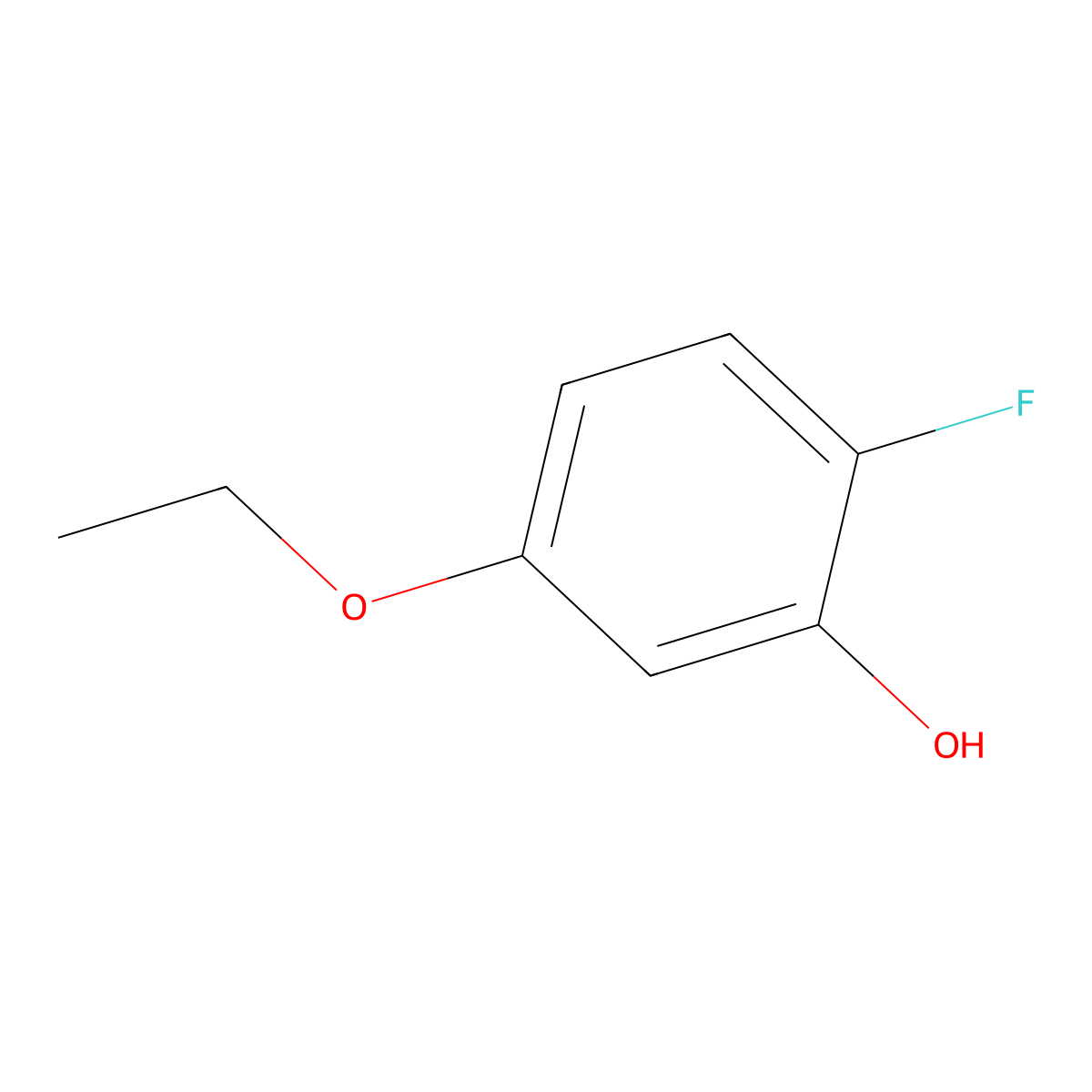 5-Ethoxy-2-fluorophenol molecular structure, CAS 577793-66-9