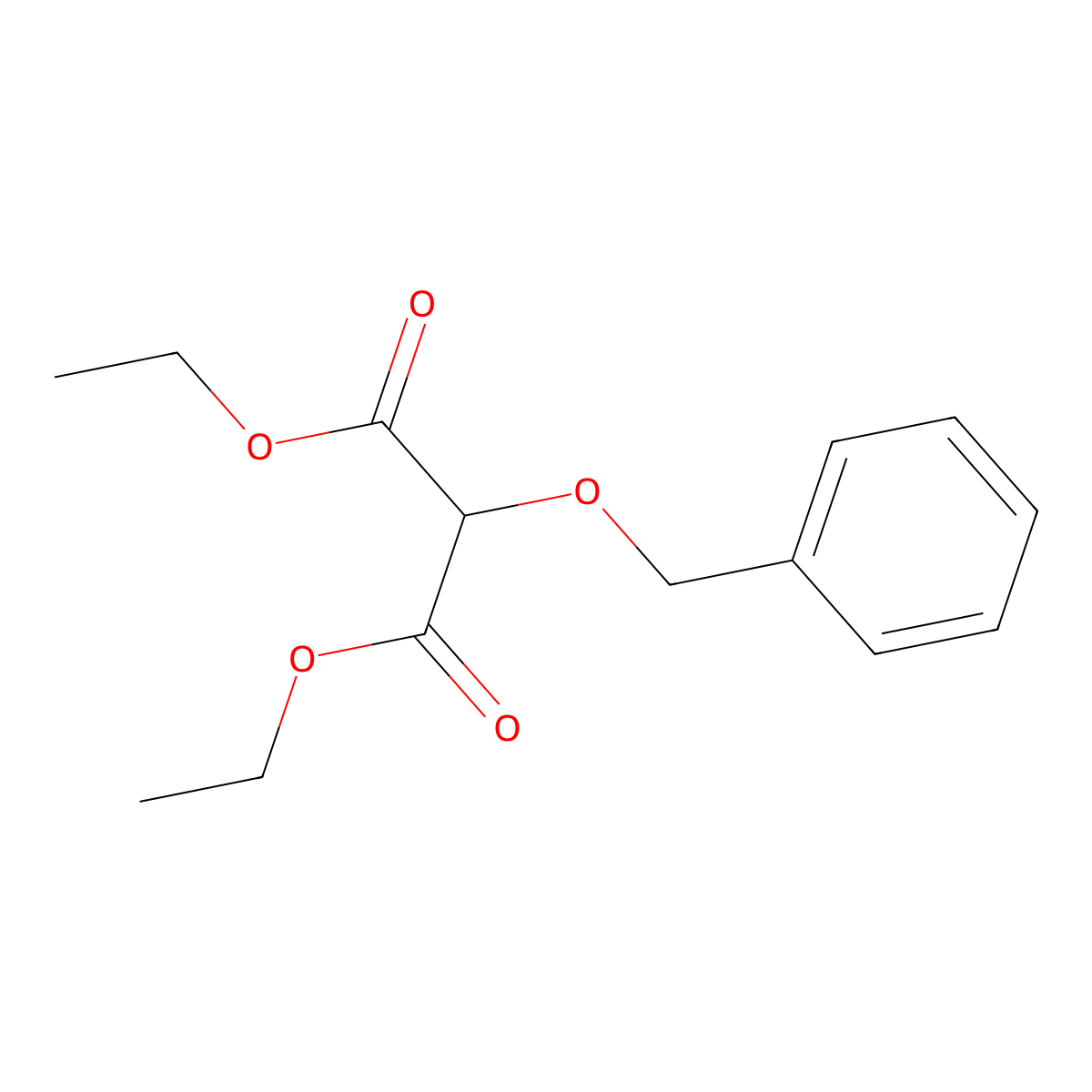Diethyl(benzyloxy)propanedioate molecular structure, CAS 5778-35-8