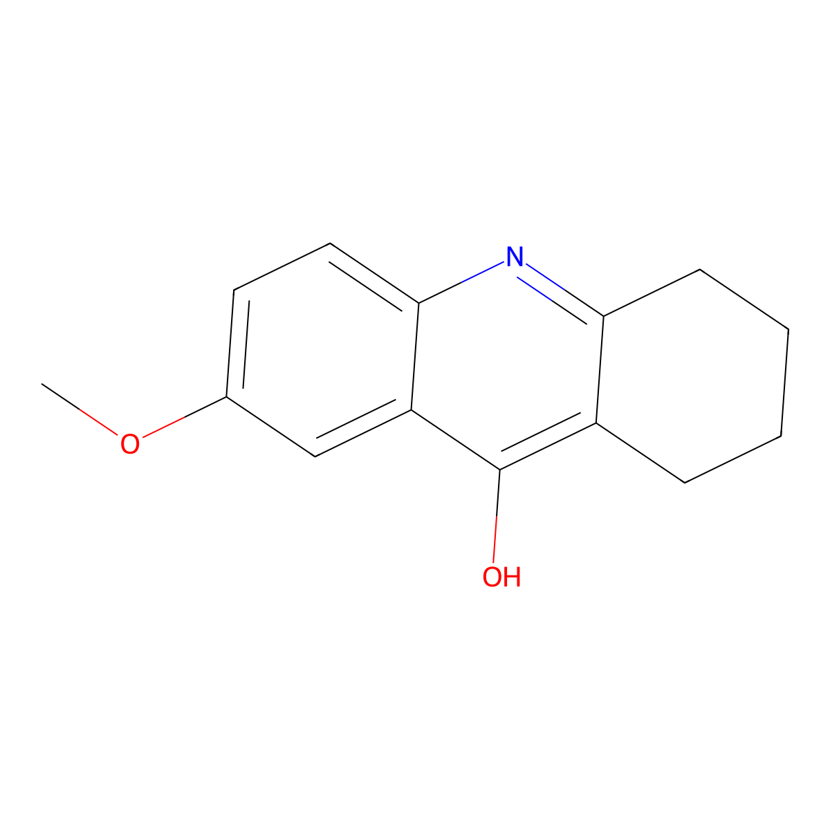 7-methoxy-1,3,4,10-tetrahydroacridin-9(2H)-one molecular structure, CAS 5778-47-2