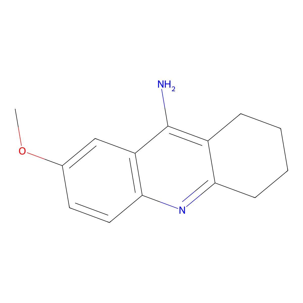 7-Methoxytacrine molecular structure, CAS 5778-80-3