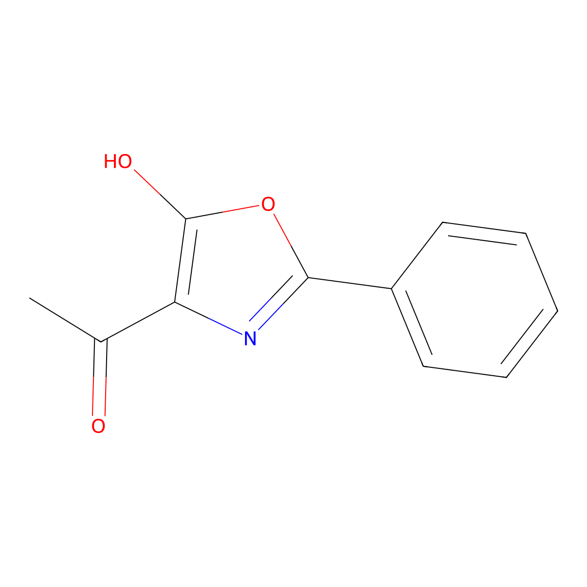 4-[1-Hydroxy-ethylidene]-2-phenyl-4H-oxazol-5-one molecular structure, CAS 57784-68-6