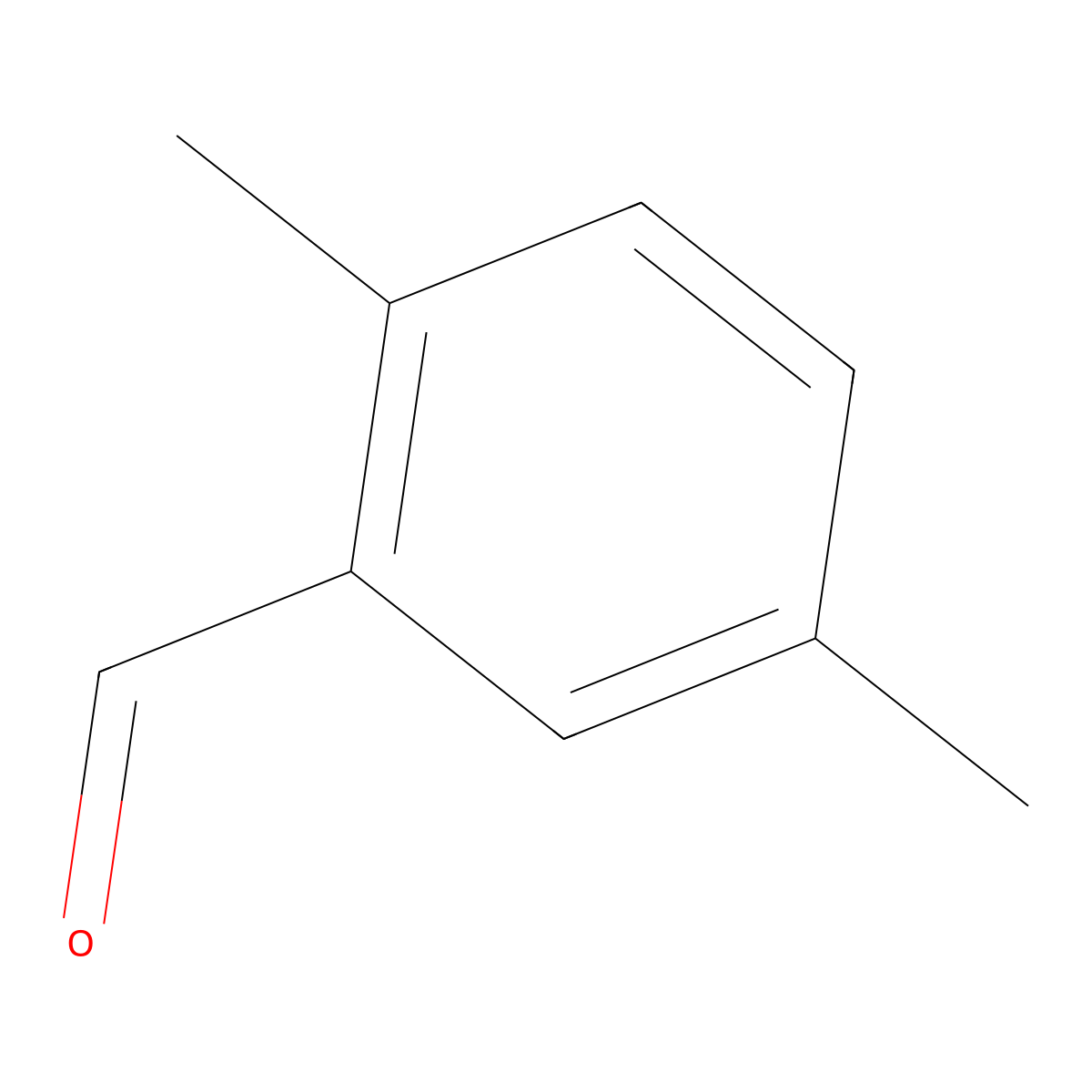 2,5-Dimethylbenzaldehyde molecular structure, CAS 5779-94-2