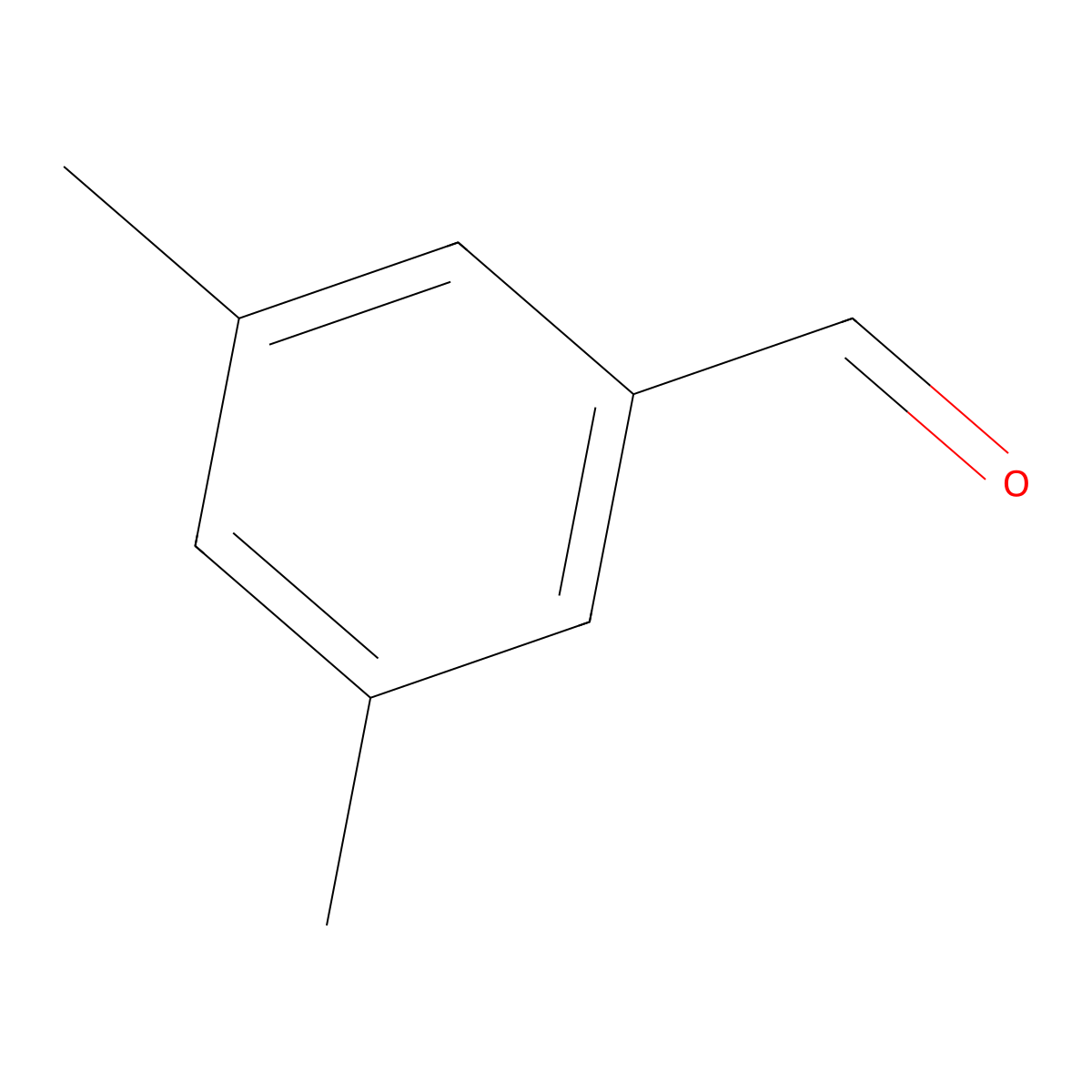 Benzaldehyde, 3,5-dimethyl- molecular structure, CAS 5779-95-3