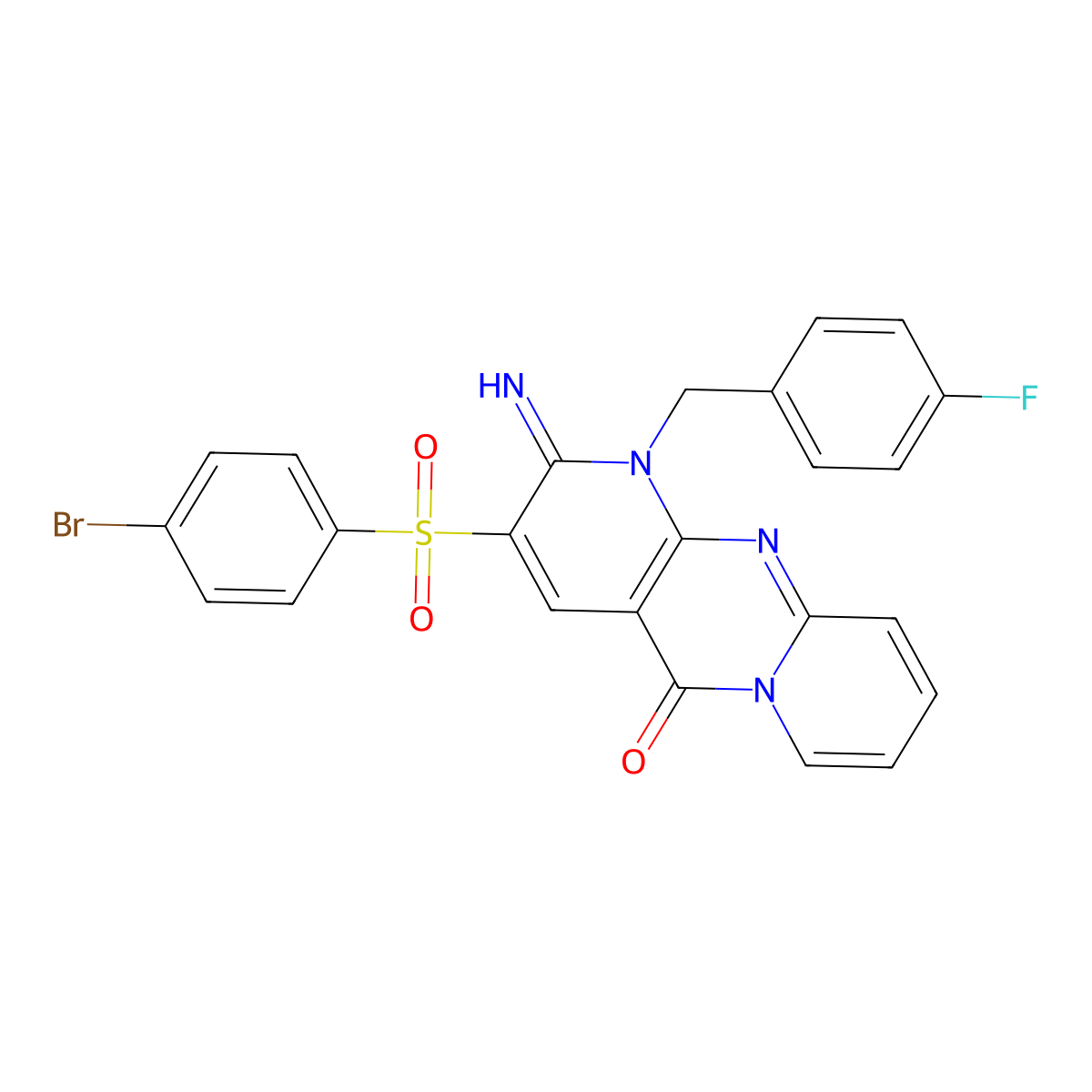 C24H16BrFN4O3S molecular structure, CAS 577961-60-5