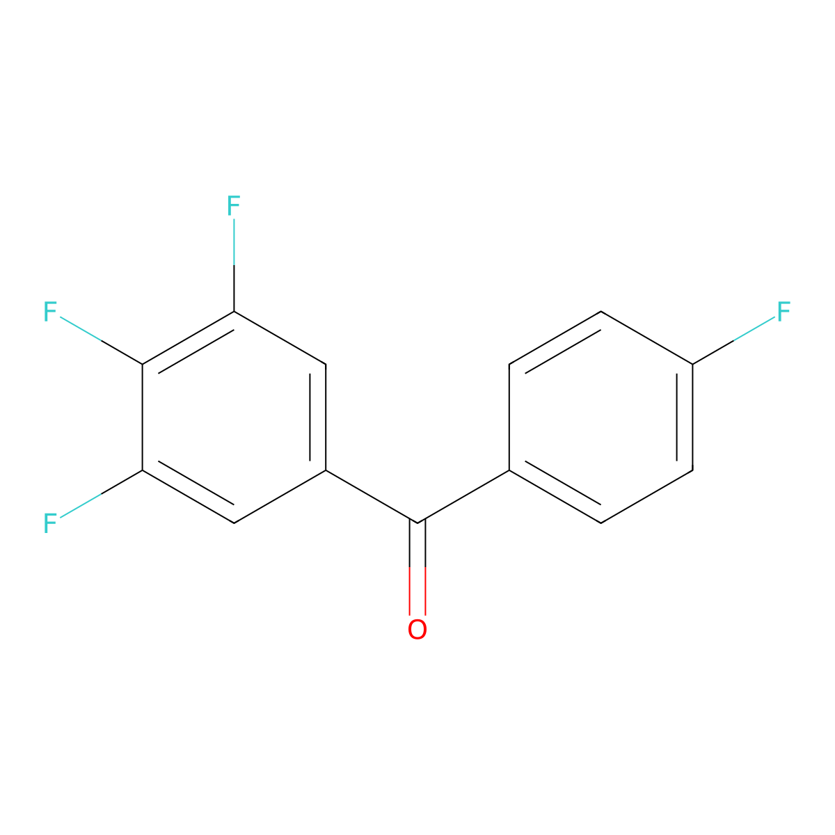 3,4,4',5-Tetrafluorobenzophenone molecular structure, CAS 577967-64-7