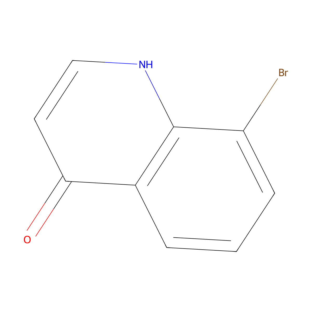 8-Bromo-1,4-dihydroquinolin-4-one molecular structure, CAS 57798-00-2