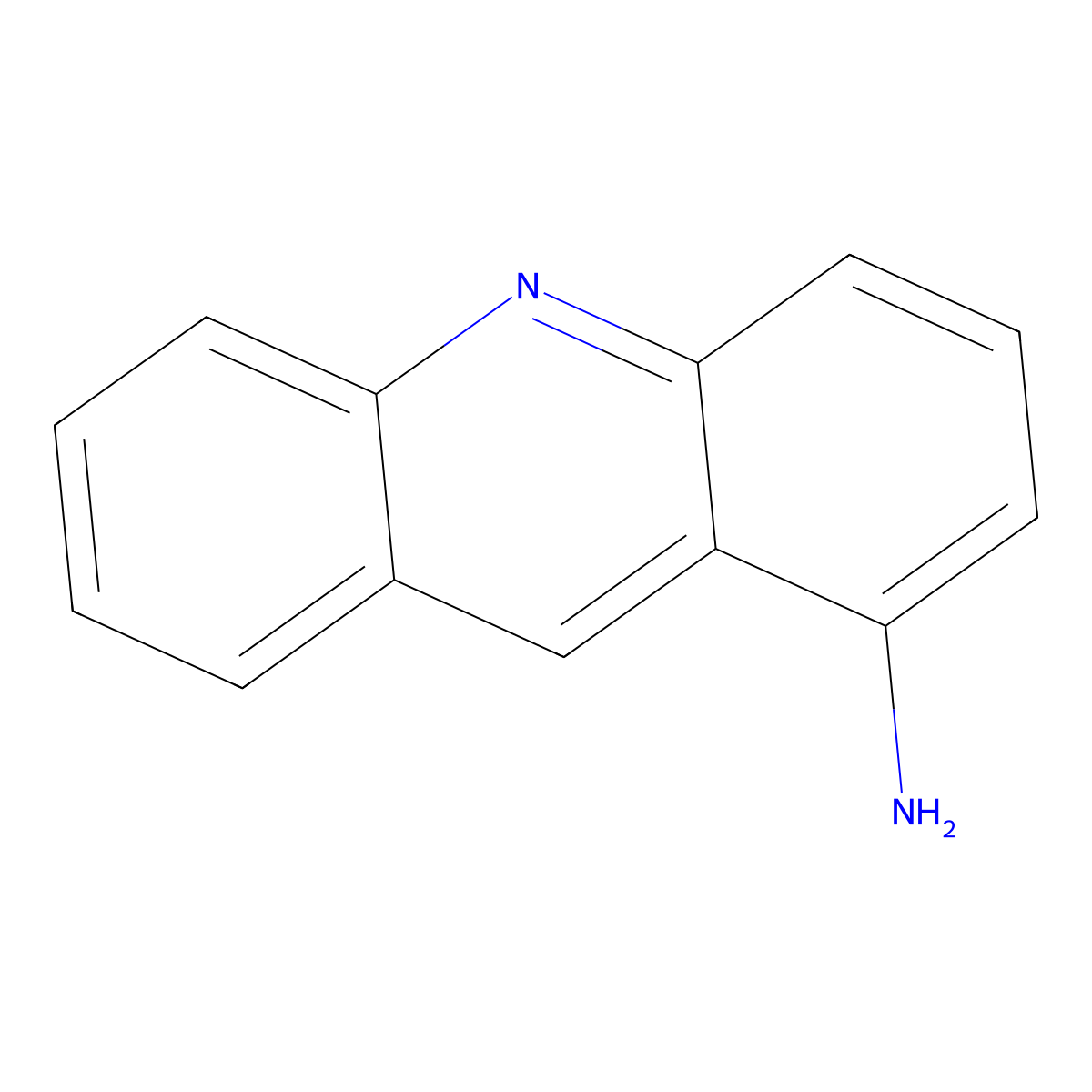 1-Acridinamine molecular structure, CAS 578-06-3