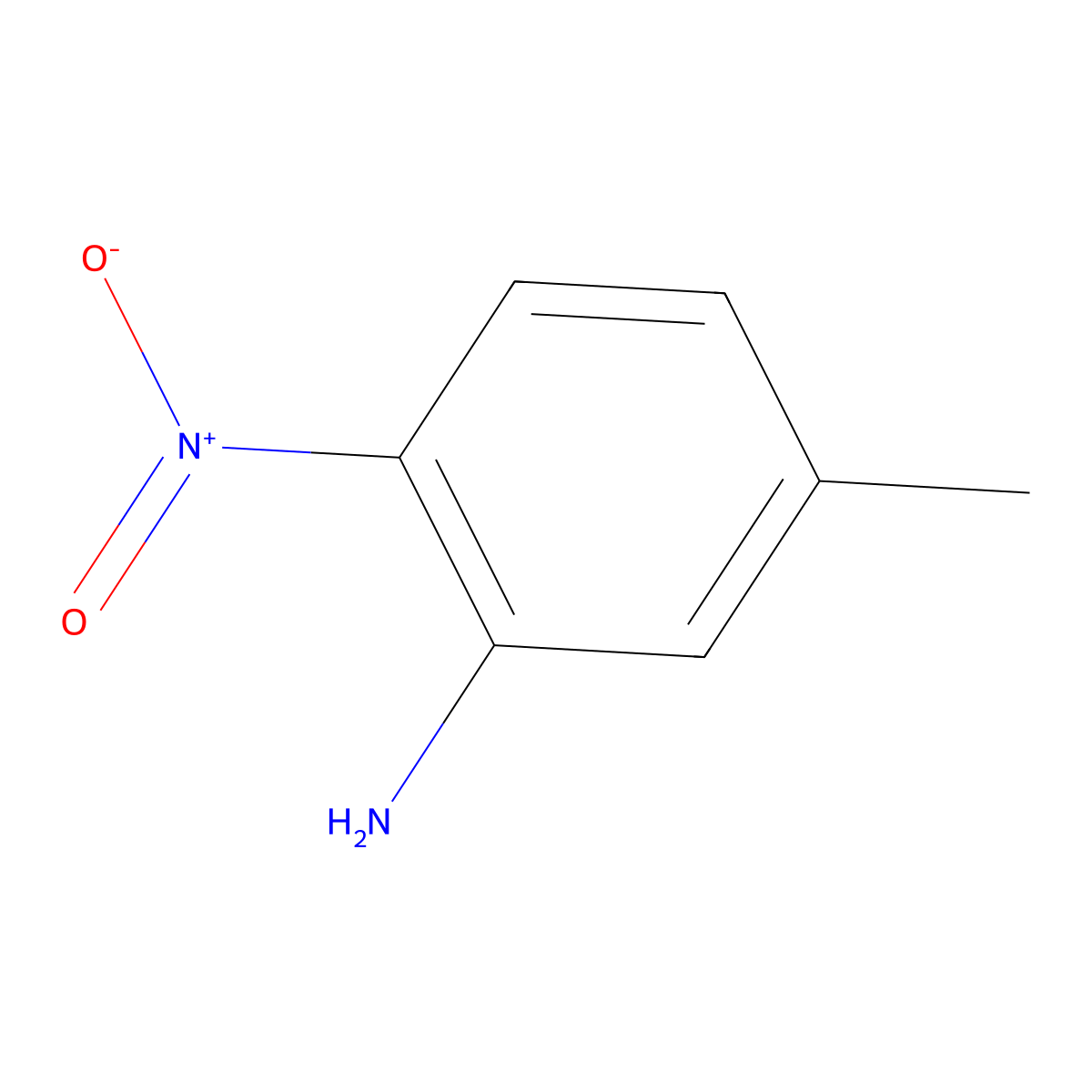 6-Nitro-m-toluidine molecular structure, CAS 578-46-1