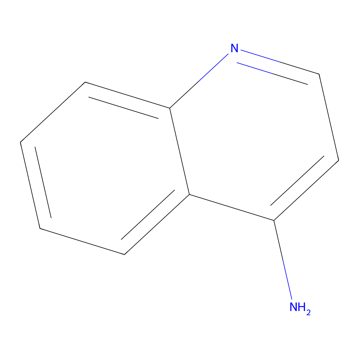 4-Aminoquinoline molecular structure, CAS 578-68-7
