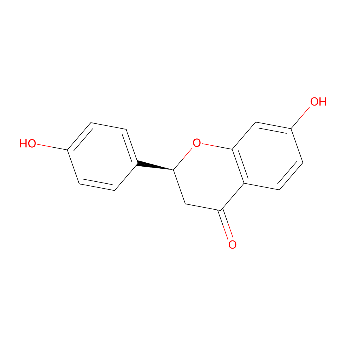 Liquiritigenin molecular structure, CAS 578-86-9
