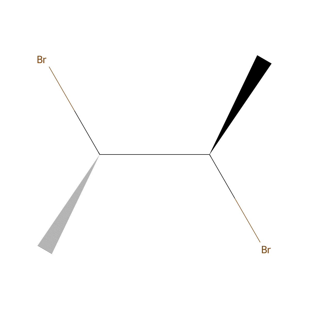 Butane, 2,3-dibromo-, (R*,S*)- molecular structure, CAS 5780-13-2