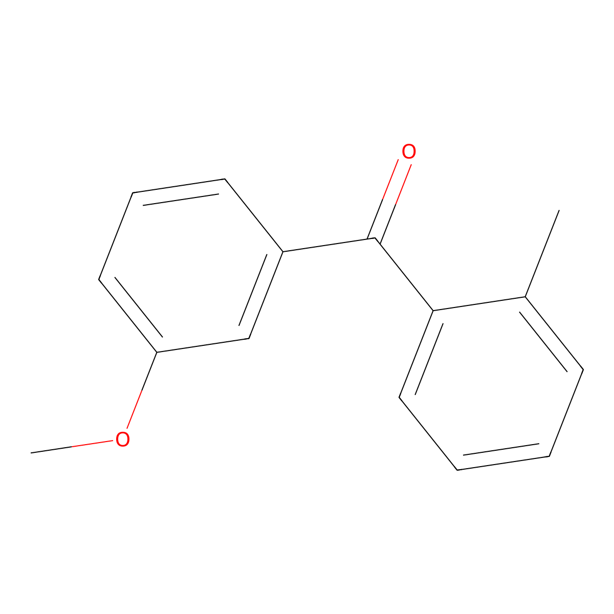 3-Methoxy-2'-methylbenzophenone molecular structure, CAS 57800-65-4