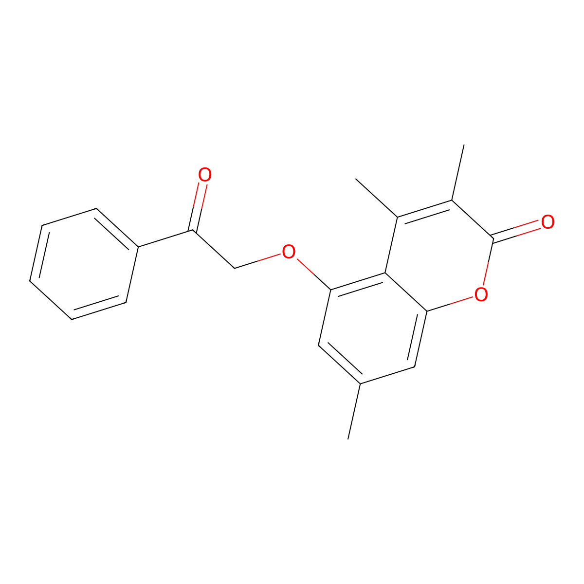 3,4,7-trimethyl-5-(2-oxo-2-phenylethoxy)-2H-chromen-2-one molecular structure, CAS 578003-52-8