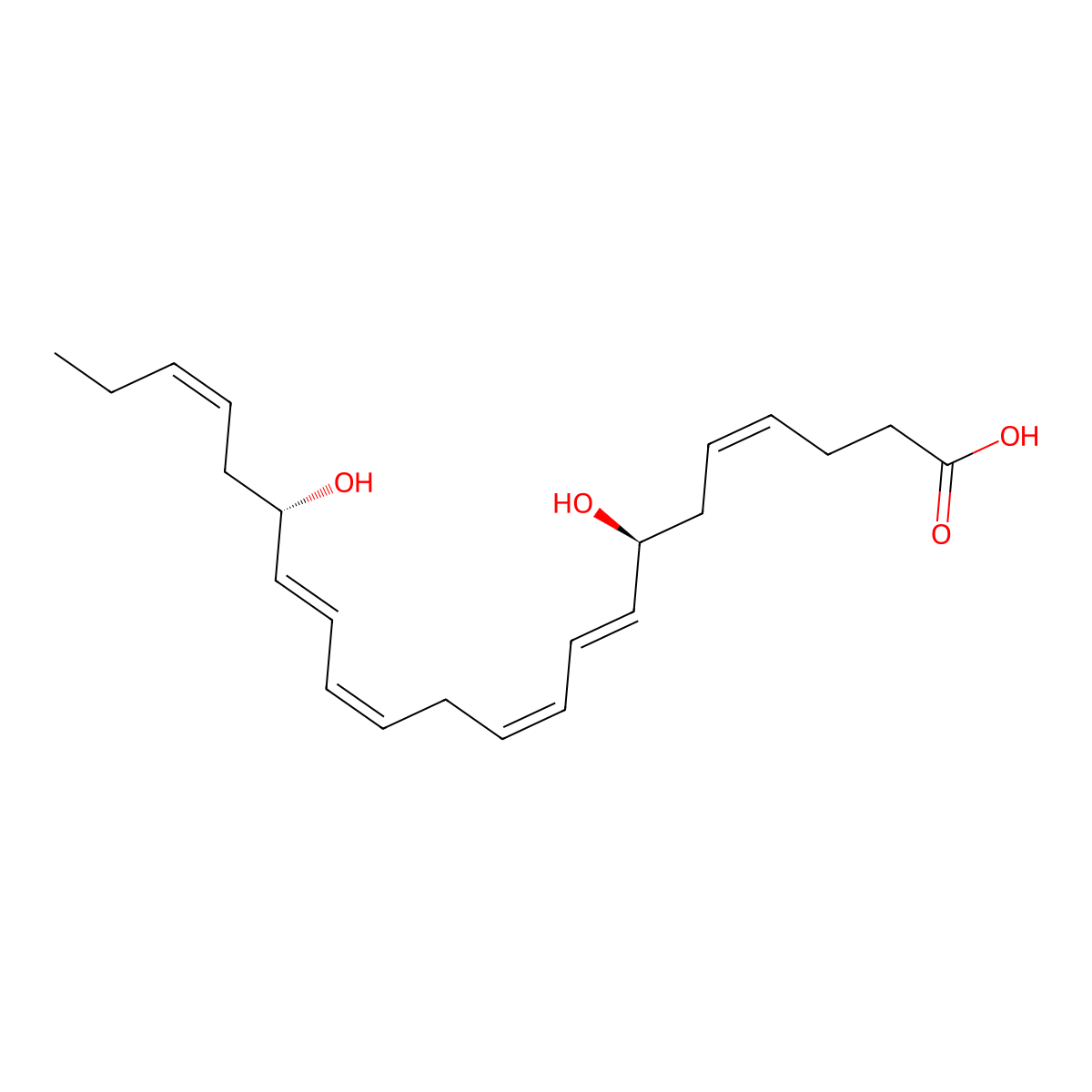 Resolvin D5 molecular structure, CAS 578008-43-2