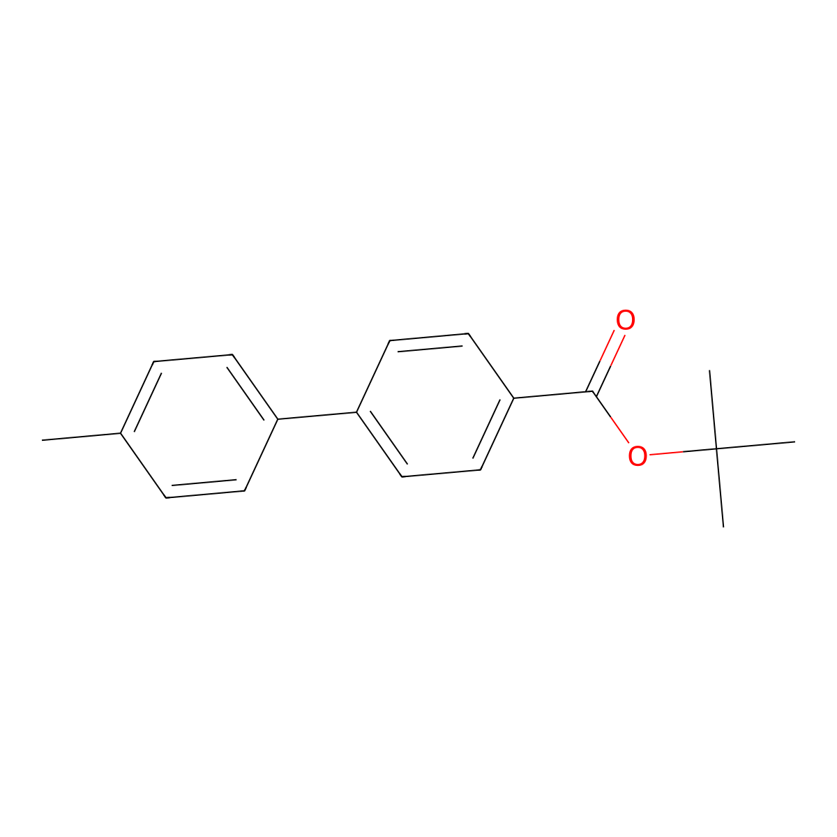 Tert-butyl-4-(4-tolyl)benzoate molecular structure, CAS 578026-66-1