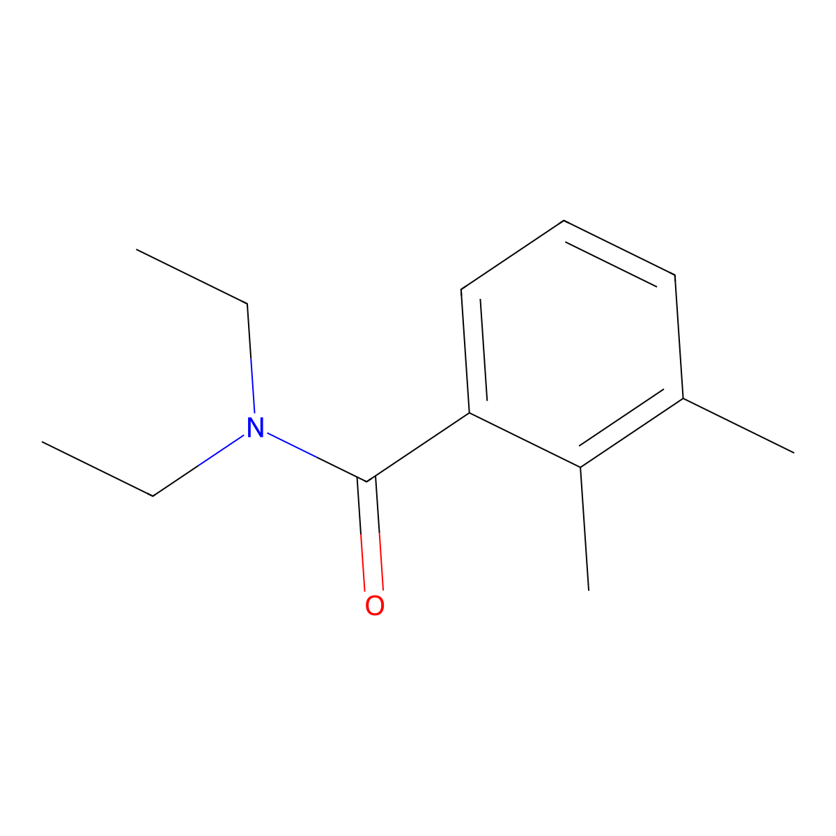N,N-Diethyl-2,3-dimethylbenzamide molecular structure, CAS 57806-76-5