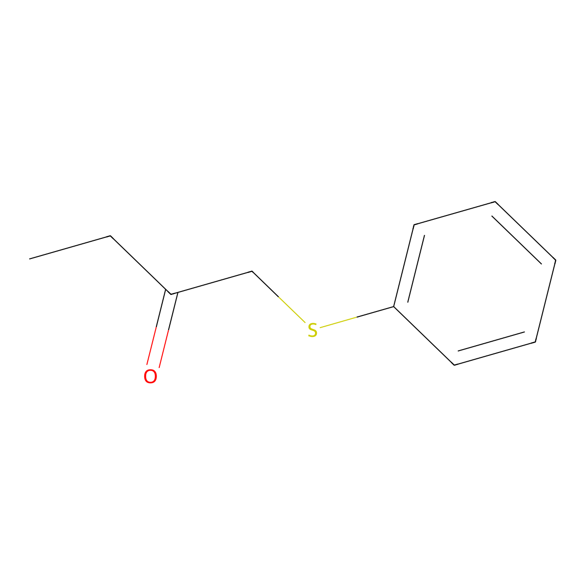 2-Butanone, 1-(phenylthio)- molecular structure, CAS 57814-09-2
