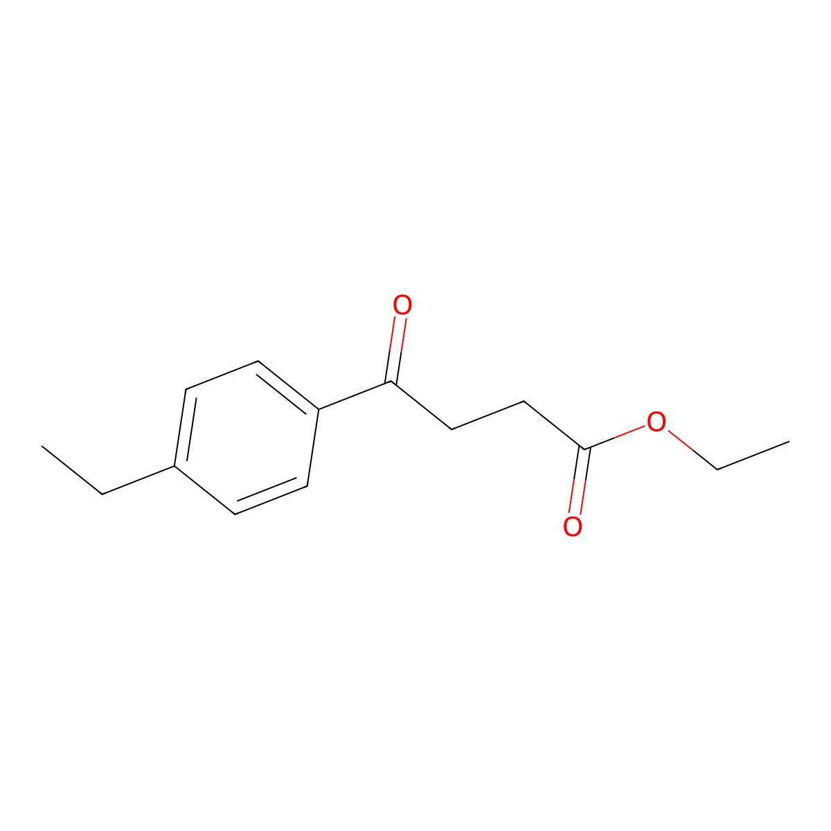 Ethyl 4-(4-ethylphenyl)-4-oxobutyrate molecular structure, CAS 57821-79-1